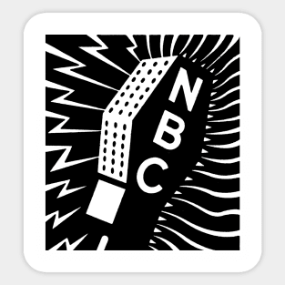 Retro NBC Logo Sticker